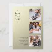 Save The Date Mariage Simple Enregistrer La Photo Date (Devant)