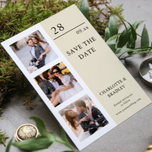 Save The Date Mariage Simple Enregistrer La Photo Date