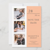 Save The Date Mariage Simple Enregistrer La Photo Date (Devant)