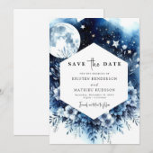 Save The Date Mariage simple et chic (Devant / Derrière)
