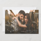 Save The Date Mariage simple et élégant (Devant)