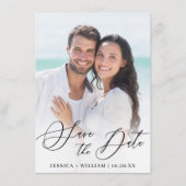 Save The Date Mariage Simple Et Élégant Enregistrer La Date (Devant)
