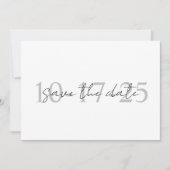Save The Date Mariage simple et élégant Enregistrer la date Invi (Devant)