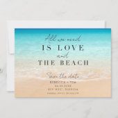Save The Date Mariage Simple Florida Beach (Devant)