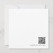 Save The Date Mariage simple moderne tournesol (Dos)