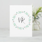 Save The Date Mariage simple sarcelle et or, date à retenir (Debout devant)