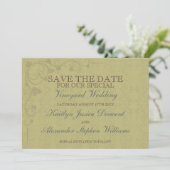 Save The Date Mariage Spécial Vignoble Enregistrer La Date (Debout devant)