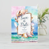 Save The Date Mariage Sun Beach (Debout devant)