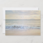 Save The Date Mariage sur la plage,Coucher de soleil Coquillage (Dos)