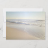 Save The Date Mariage sur la plage Guirlande de coquillages Enr (Dos)