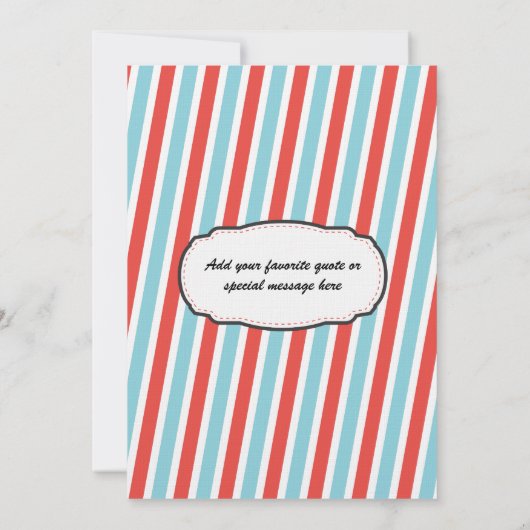 Save The Date Mariage sur le thème du Carnaval Enregistrer la da (Dos)