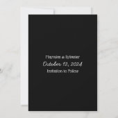 Save The Date Mariage Têtes de Mort Fun Gothique Sombre (Dos)