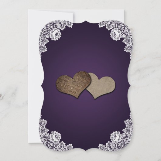 Save The Date Mariage Tournesol Pourpre (Dos)