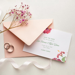 Save The Date Mariage tropical