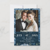 Save The Date Mariage Tropical Classique aux Œillets (Devant)