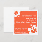 Save The Date Mariage tropical - Enregistrer la date (Devant / Derrière)