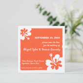 Save The Date Mariage tropical - Enregistrer la date (Debout devant)