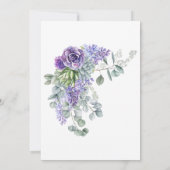 Save The Date Mariage Tropical Eucalyptus Succulents (Dos)