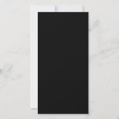 Save The Date Mariage Typographie Or Noir Gras (Dos)