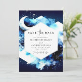 Save The Date Mariage unique de la Terre Lune (Debout devant)