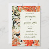 Save The Date Mariage unique en marbre Enregistrer la date (Devant)