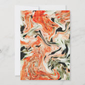 Save The Date Mariage unique en marbre Enregistrer la date (Dos)