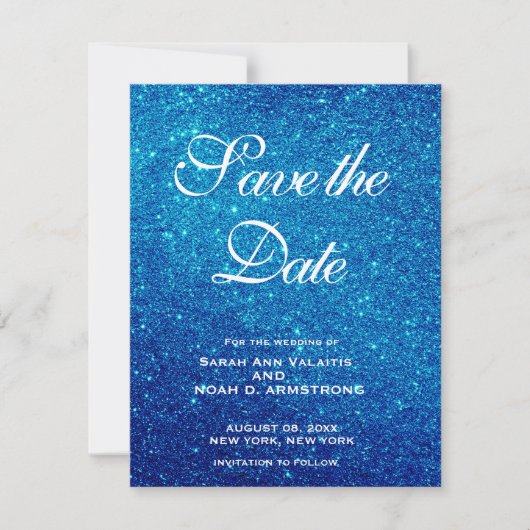 Save The Date Mariage | unique enregistrer les dates | PARTIES S (Devant)