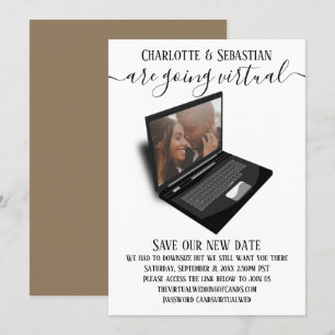 Save The Date Mariage virtuel Enregistrer la photo de date