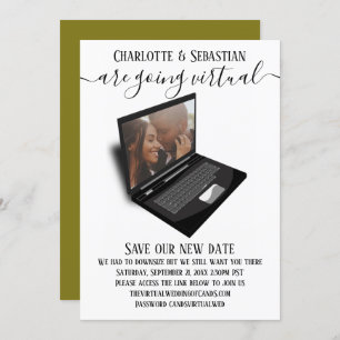 Save The Date Mariage virtuel Enregistrer la photo de date