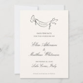 Save The Date Mariage Whimsical illustré (Devant)