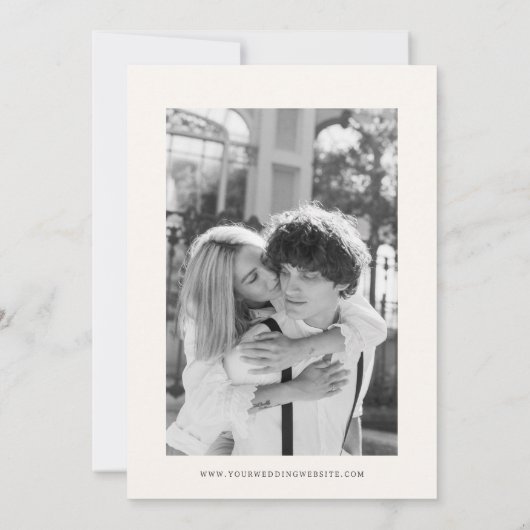 Save The Date Mariage Whimsical illustré (Dos)