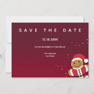 Save The Date Mariage Whimsical Père Noël