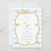 Save The Date Mariage Whimsical Shoreline (Devant)