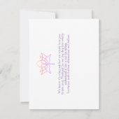 Save The Date Mariages à l'étranger Thaïlande Sauvegarder la dat (Dos)