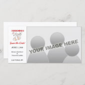 Save The Date Marié à Vegas Enregistrer la date (Devant / Derrière)