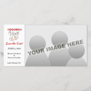 Save The Date Marié dans des économies de Vegas la date