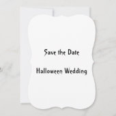 Save The Date Mariée d'Halloween (Dos)