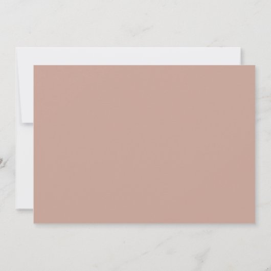 Save The Date Marine Blue Blush Mariage moderne (Dos)