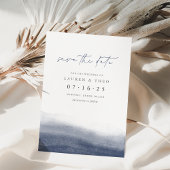 Save The Date Marine Marche Élégante Aquarelle Côtière Simple