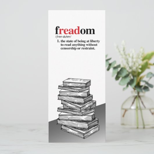 Save The Date Marque-page de définition de Freadom (Debout devant)