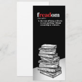 Save The Date Marque-page de définition de Freadom (Devant / Derrière)