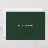 Save The Date Marques à skis | Mandala Calligraphic Script Enreg (Dos)
