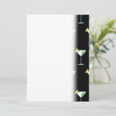 Save The Date Martini Amateurs Cocktail Verre Bartender Alcool (Debout devant)