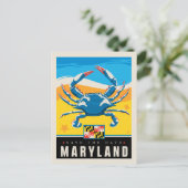 Save the date | Maryland Uitnodiging Briefkaart (Staand voorkant)