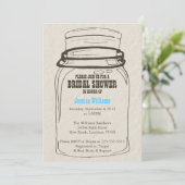 Save The Date Mason Jar Enregistrer la date (Debout devant)