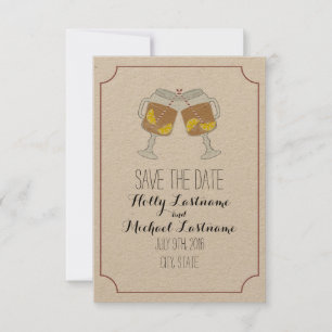 Save The Date Mason Jars Of Sweet Tea Wedding Enregistrer La Dat