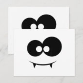 Save The Date Masque de fantôme d'Halloween (Devant / Derrière)