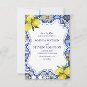 Save The Date Mediterranean Love: A Wedding Celebration (Devant)