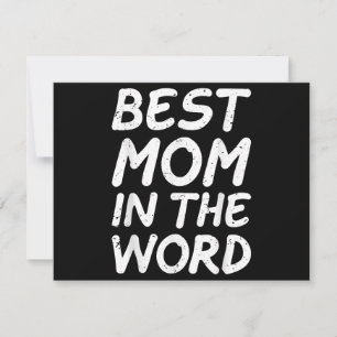 Save The Date Meilleure maman dans le monde Journée des mamans g