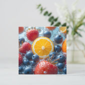 Save The Date Mélange de fruits aquatiques (Debout devant)
